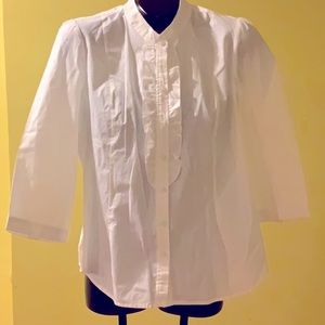 New without tag George white cotton shirt, Size XXL